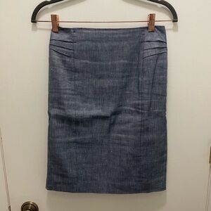 Classic Blue Denim Skirt